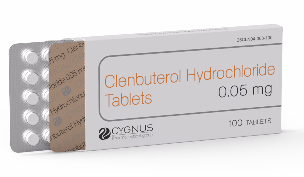 CYGNUS Cloridrato de Clenbuterol 50 CYGNUS Cloridrato de Clenbuterol 50