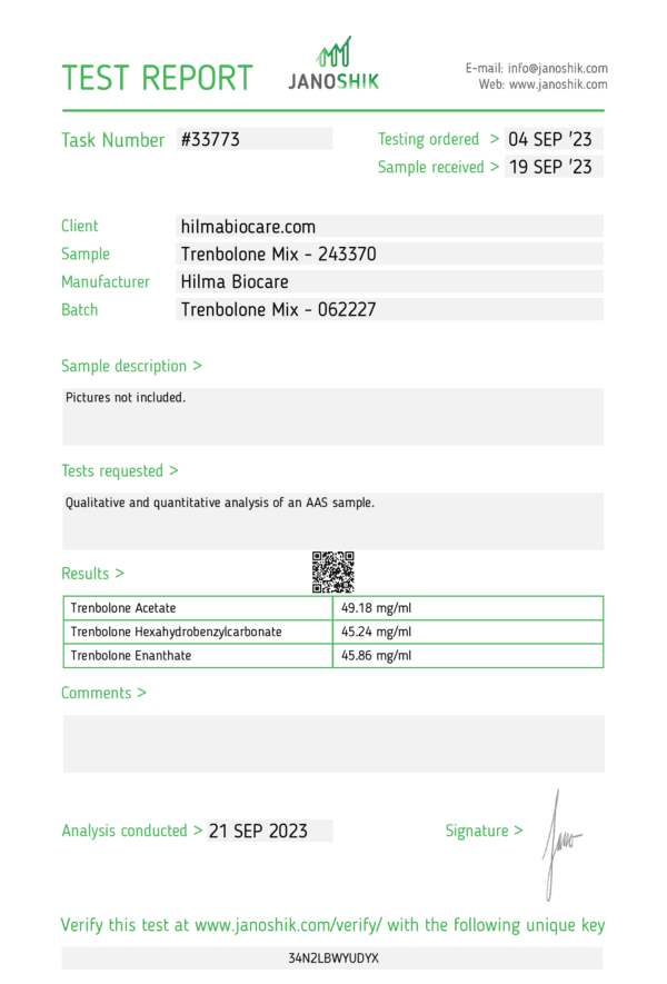 Prüfbericht Nr. 33773