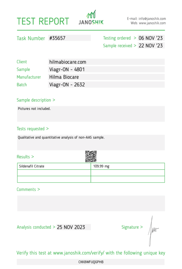 Informe de prueba n.° 35657