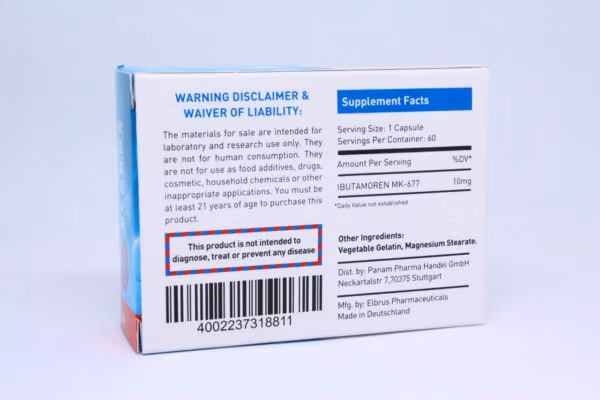 Elbrus Pharmaceuticals MK677 Ibutamoren 2 Elbrus Pharmaceuticals MK677 Ibutamoren 2