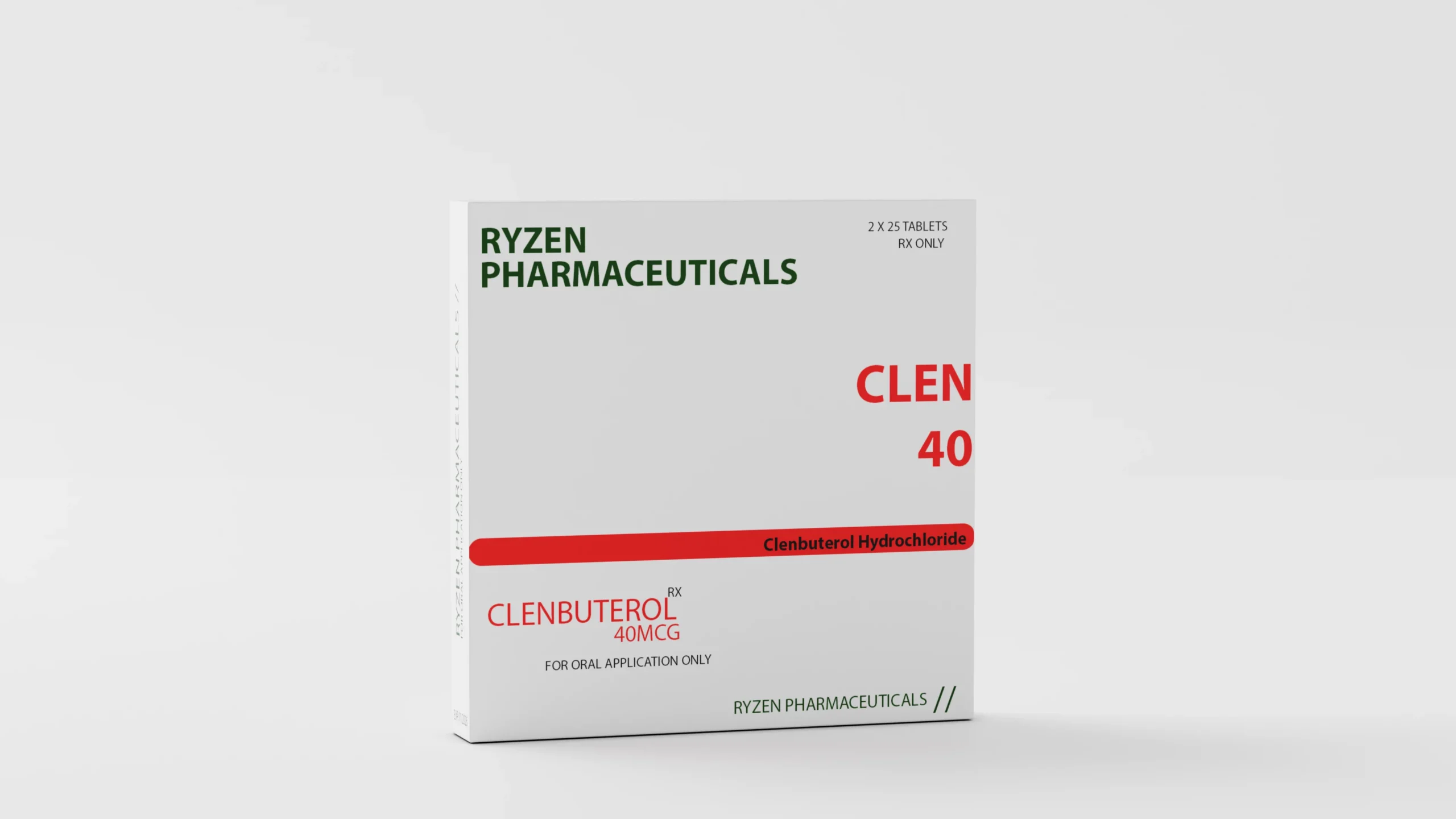 Ryzen Pharmacueticals Clen 40mcg RYZEN Clen 40
