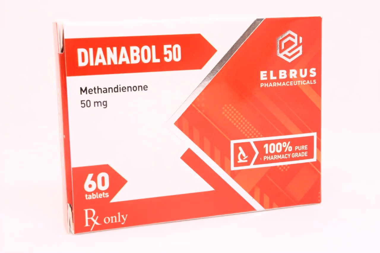 Elbrus Pharmaceuticals Dianabol 50 (metandienón) Elbrus Pharmaceuticals Dianabol 50 (metandienón)